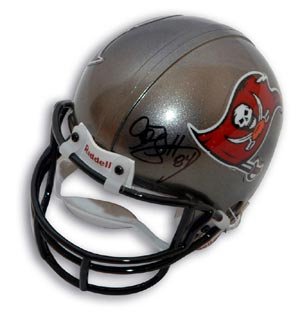 Joey Galloway Signed Buccaneers Mini Helmet