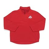 Antigua Ohio State University Youth 3/4 Zip Long Sleeve Pullover