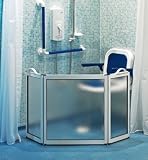 AKW Medicare 15136 Portable Shower Screen - 3 Panels -13.75 Inch x 27.5 Inch x 13.75 Inch