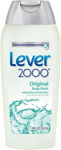 Lever 2000 Body Wash, Original, 18-Ounce Bottles (Pack of 6)
