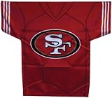 NFL San Francisco 49Ers Jersey Banner (34-by-30-Inch/2-Sided)