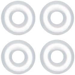 10 Gauge Clear Rubber O-Ring 4-Pack