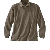 Woolrich Men's Long-Sleeved Kettle Creek Polo, LIGHT OLIVE 
(Green), Size XXL