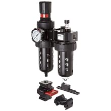 Parker 07H Standard Series Two-Unit Combo Compressed Air Filter/Regulator/Lubricator, NPT