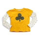 Gold Rush Outfitters - Girls Long Sleeve Shirt, Gold, Ivory