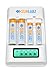 SunLabz® 4 Bay/Slot Smart Battery Charger for AA AAA NiCd NiHM Rechargeable Batteries