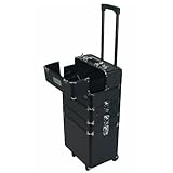 Mollycoddle 4-in-1 All Black Beauty Trolley