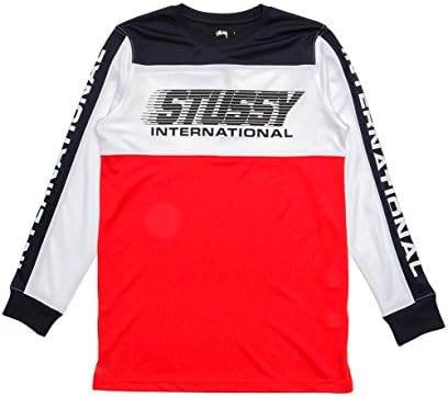 Stussy Mens BMX Long-Sleeve Shirt Large Navy