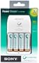 Sony Cycle Energy BCG34HLD4KN Power Charger with 4 Pre-Charged 2000 mAh AA Batteries