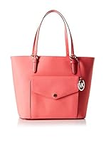 Michael Kors Bolso asa al hombro Jet Set Item Pkt Mf Tote (Rojo)