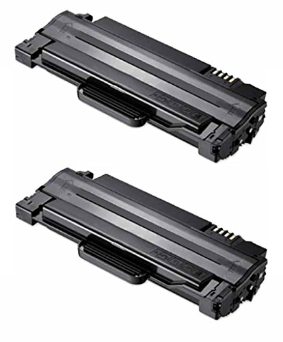 2 PACKS - Remanufactured HQ Black Toner Cartridge Compatible with Samsung MLT-D105L- CLP-650 ML1910 ML1915 ML2525 ML2525W ML2540 ML2545 ML2580N SCX4600 SCX4600L SCX4623F SCX4623FN SCX4623FW SF650 SF650P