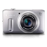 Canon PowerShot SX 240 HS Digitalkamera (12,1 Megapixel, 20-fach opt. Zoom, 7,6 cm (3 Zoll) Display, bildstabilisiert) silbervon "Canon"