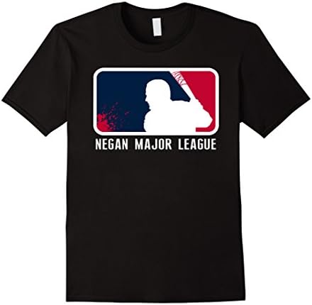 Men's Negan Major League Tee Large Black