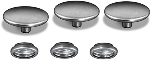 100% Stainless Steel SS Sunbrella Boat Marine Canvas Upholstery Fabric Snaps ~ PRO Grade ~ Cap & Socket ~ Pick Your Quantity (25 Pack Cap & Socket)