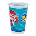 Ariel the Little Mermaid party cups, plastic, pack of 8, 180 mls
