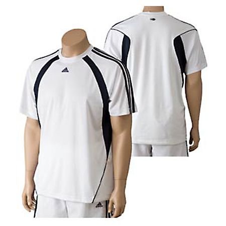 Mens Adidas Response Court T-Shirt - White/Dark Navy