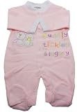 Baby Girl Sleepsuit, Animals Bear Duck Design Allergy Free Suit (Pink) (0-3 months) (Pink)