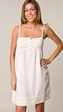 Juicy Couture - Juicy Couture White Soft Woven Tank Dress