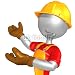 Wallmonkeys Peel and Stick Wall Decals - Construction Worker - Removable Graphic
