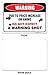 No Trespassing Sign, Due to Increase on Ammo Do Not Expect a Warning Shot, 10x14 Inches, Rust Free .040 Aluminum, Fade Resistant, Made in USA