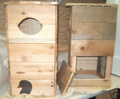 3 Wood Duck Houses ducks etc.)