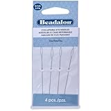 Beadalon Collapsible Eye Needles 2.5-Inch Fine 4 Pack