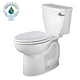 American Standard 2835.813.020 Cadet 3 Flowise Right Height Elongated Two Piece Toilet with Right Hand Trip Lever, White American Standard 2835.813.020 Cadet 3 Flowise Right Height Elongated Two Piece Toilet with Right Hand Trip Lever, White