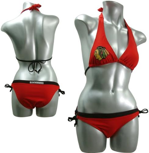 NHL Chicago Blackhawks Women's Bikini (Medium)