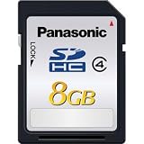 Panasonic 8GB SD Memory Card - Class 4 - RP-SDL08GU1K