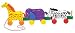 Melissa & Doug Pull-Along Zoo Animals