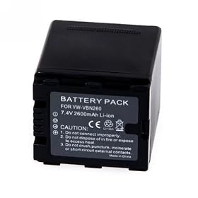 Floureon Decoded Replacement Camcorder Battery ForPanasonic Vw-Vbn260 Vw-Vbn260Gk Vwv-Bn260
