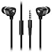 Sentey??? In-ear Headphones Amplitude X90 (Black/Silver) wit