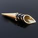 COSER Anime Bleach Soi Fong Sword fingertip Metal+Broken bee Ring Of UNGUIS '14cm Cosplay
