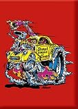 Artist Von Franco Stoned Crooks Monster Hot Rod Gasser Fridge Magnet