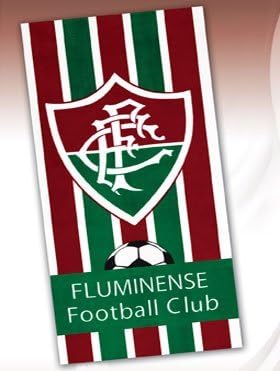 Fluminense Football Club 01, Brazilian Soccer Team,Velour Beach Towel, 30" x 60", Made in Brazil