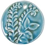 Symbolize Ceramic Accent 1/Pkg - Round-Teal
