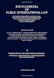 Encyclopedia of public international law