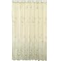 Maytex Bamboo Embroidery Fabric Shower Curtain, Sage