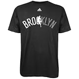 NBA adidas Brooklyn Nets Draft Dribbler T-Shirt - Black (XX-Large)