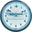 Ford Thunderbird Genuine Neon 20" Wall Clock Made In USA New