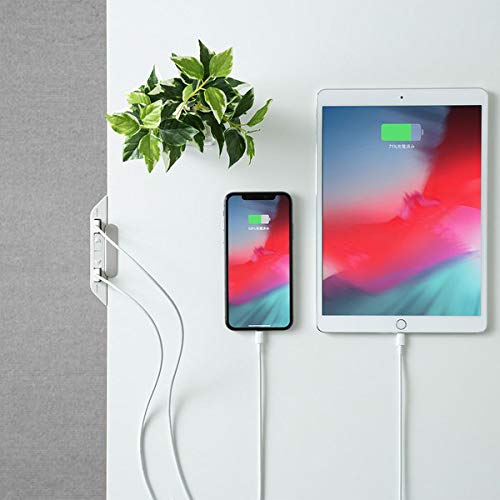 サイドに取り付け！デスクにUSBポートを拡張する薄型17mmのUSB充電器（ACA-IP66）