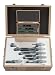 Mitutoyo 103-933, 0 - 6" X .0001" Outside Micrometer Set, with Standards, (Low cost, No rat. or lock)