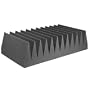 Auralex 12VEN24CHA Venus Bass Traps in Charcoal; 2- 2'x4'x12 Panels
