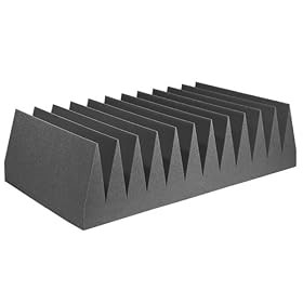 Auralex 12VEN24CHA Venus Bass Traps in Charcoal; 2- 2'x4'x12 Panels by 