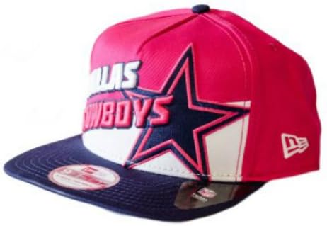 New Era 9FIFTY Dallas Cowboys Pink Breast Cancer Awareness Snap Back Hat Cap - Snapback