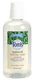 Tom's of Maine  Baking Soda Mouthwash, Natural, Peppermint, 1 pt (473 ml) (Pack of 4)