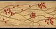 Forest Rosehip Garland Wallpaper Border