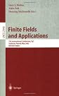Finite Fields and Applications: 7th International Conference, Fq7, Toulouse, France, May 5-9, 2003, Revised Papers (Lecture Notes in Computer Science)