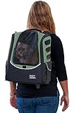 Pet Gear I-GO2 Escort Roller Backpack for cats and dogs, Sage