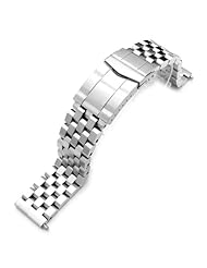 20mm SUPER Engineer Type II Solid Stainless Steel Watch Band, Solid Submariner Clasp